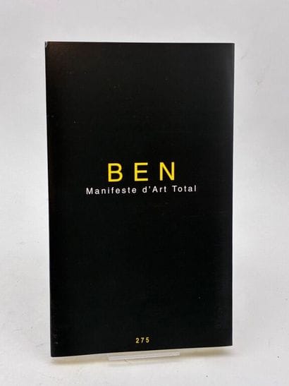 BEN. Manifeste d'Art Total.

Première édition...
