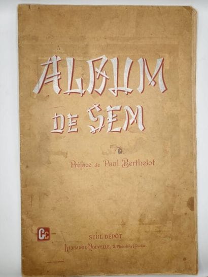 SEM, Georges Goursat dit. Album et deux affiches....