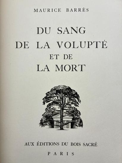 DECARIS, Albert et BARRÈS, Maurice. Du sang...
