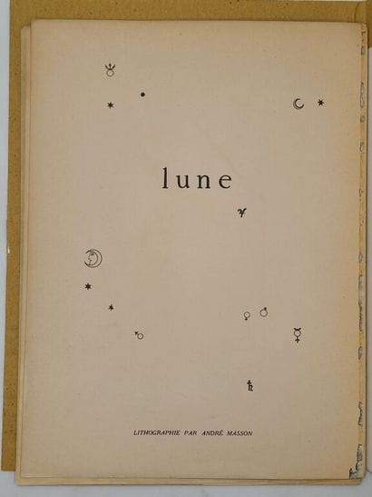 KANDINSKY, MASSON, and BATAILLE. 4 lithographs....