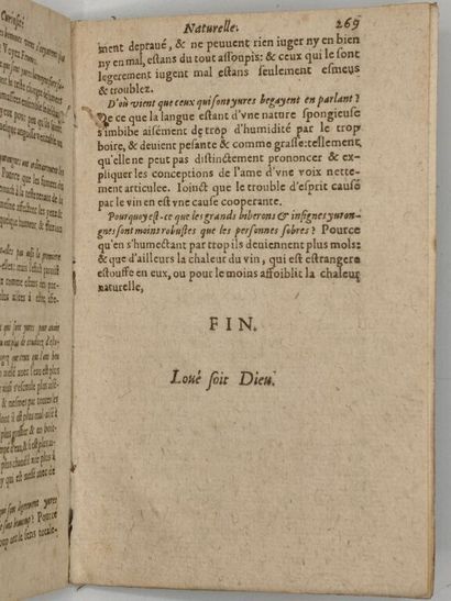 DU PLEIX, Scipion. La Curiosité naturelle...