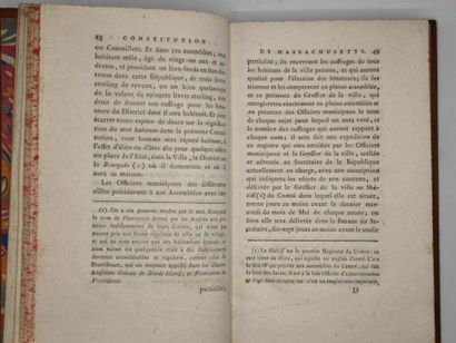 [ETATS-UNIS - FRANKLIN, Benjamin et LA ROCHEFOUCAULD,...