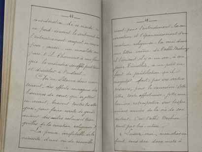 [MANUSCRIPT - ANJOU]. A biographical sketch...