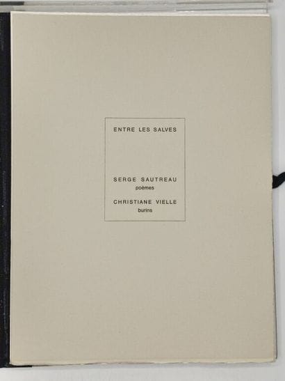 SAUTREAU, Serge et VIELLE, Christiane. Entre...