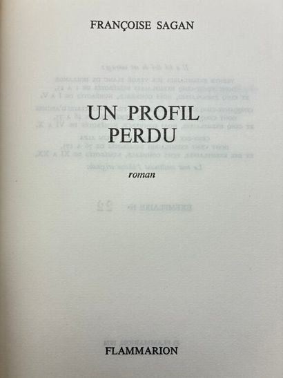 SAGAN, Françoise. Un Profil perdu.

Édition...