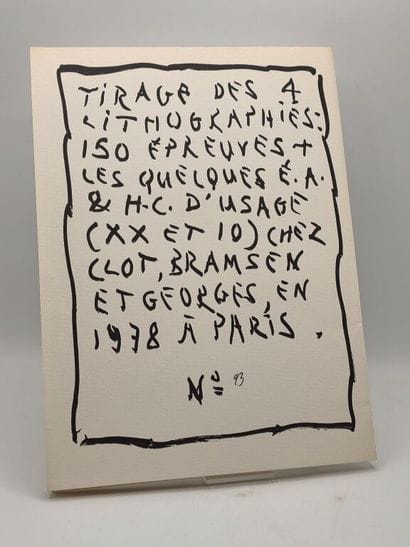 ALECHINSKY, Pierre et CIORAN, E.M. Schismes.

Belle...