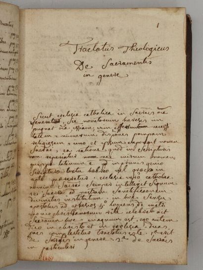 [MANUSCRIPT - TOULOUSE, THEOLOGY]. *Tractatus...