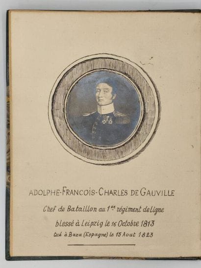 [MANUSCRIPT - NAPOLEON] GAUVILLE, Adolphe...
