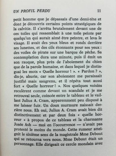 SAGAN, Françoise. Un Profil perdu.

Édition...