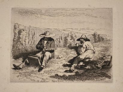 HENRIET, Frédéric. Le Paysagiste aux champs.

Seconde...