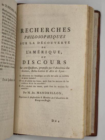 [ETATS-UNIS]MANDRILLON, Joseph. Le Spectateur...