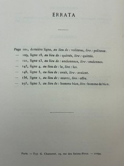 HAMILTON, Antoine. Mémoires du comte de Grammont.

Edition...