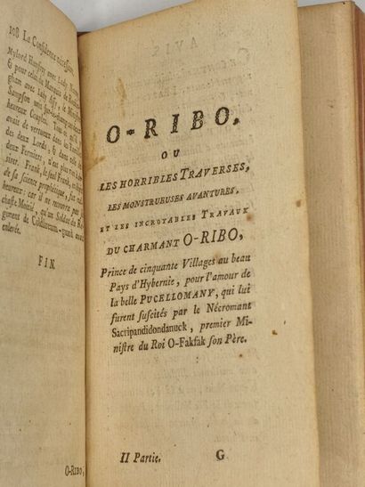 RÉTIF DE LA BRETONNE, Nicolas-Edme. La Confidence...