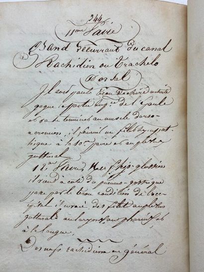 [MANUSCRIPT - VETERINARY ANATOMY]. “General...