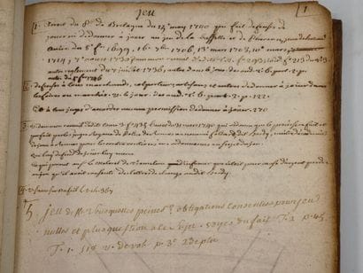 [MANUSCRIPT - BRITTANY]. Handwritten dictionary...