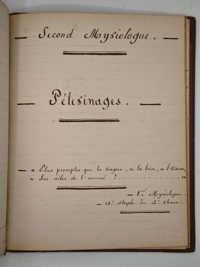 [MANUSCRIPT - CRIMEAN WAR] MÈZIÈRES, J. de....