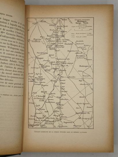 [AFRIQUE - ETHNOLOGIE]GRIAULE, Marcel. Masques...