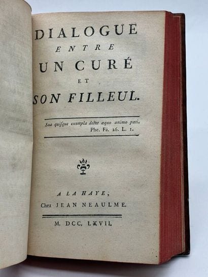 [VOLTAIRE - RÉTIF DE LA BRETONNE]. Recueil...