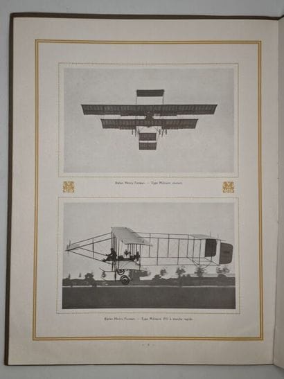 [AÉRONAUTIQUE]. Biplans et monoplans Henry...