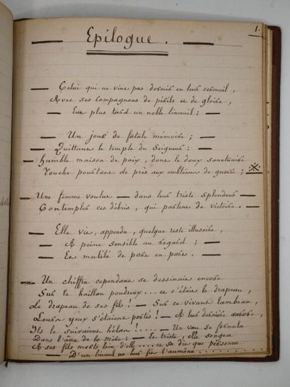 [MANUSCRIPT - CRIMEAN WAR] MÈZIÈRES, J. de....