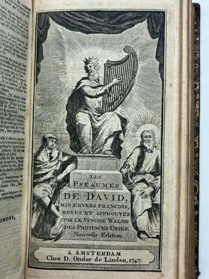 [BIBLE - EGLISE WALLONNE]. La Sainte Bible...