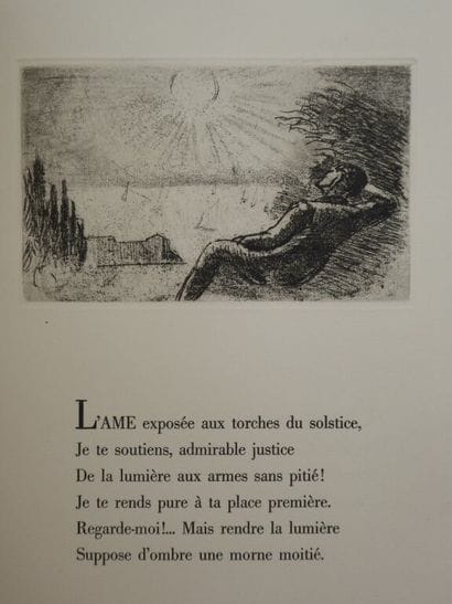 VALÉRY, Paul et MARCHAND, Jean. Le Cimetière...