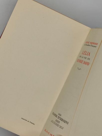 MAUROIS, André. Lélia ou la vie de George...