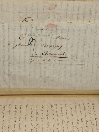 [MANUSCRIPT - NAPOLEON] GAUVILLE, Adolphe...