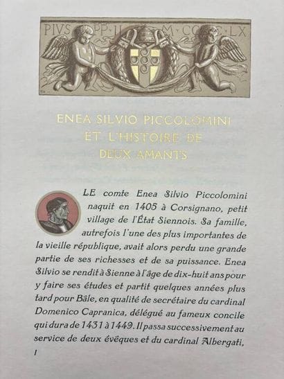 LALAU, Maurice, and PICCOLOMINI, Enea Silvio....