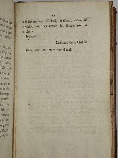 [PAMPHLETS - ANCIEN RÉGIME]. Le Diable dans...