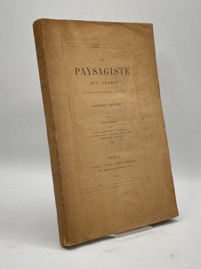 HENRIET, Frédéric. Le Paysagiste aux champs....
