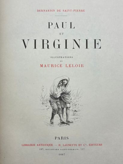 LELOIR, Maurice, and BERNARDIN DE SAINT-PIERRE,...