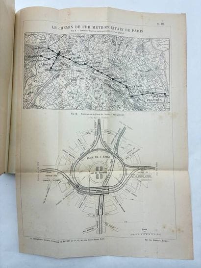 [PARIS]. HERVIEU, Jules. Le Chemin de fer...