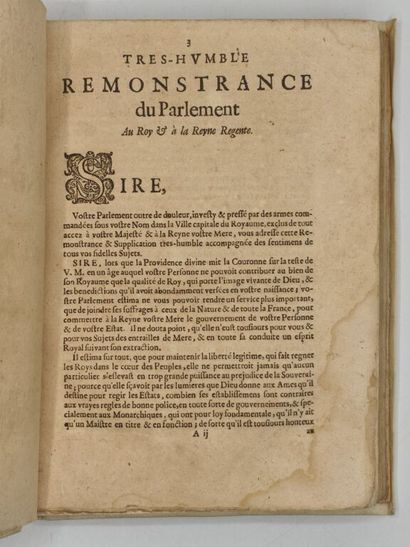 [FRONDE]. Recueil factice de 5 mazarinades.

Important...