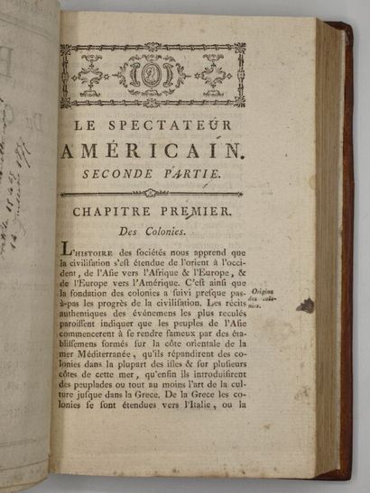 [ETATS-UNIS]MANDRILLON, Joseph. Le Spectateur...