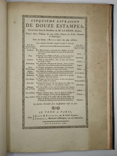 LEBRUN, Jean-Baptiste-Pierre. Gallery of...