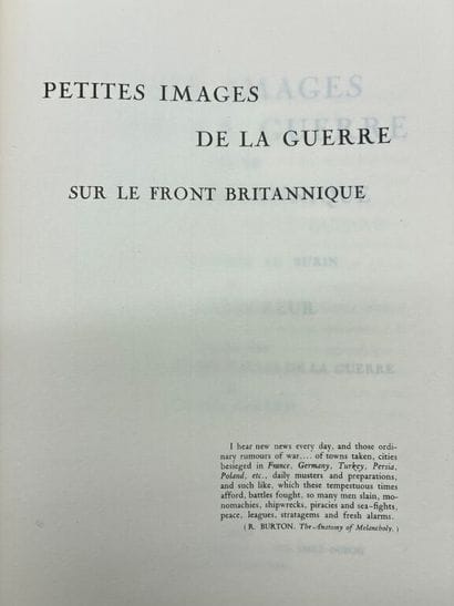 LABOUREUR, Jean Émile, and ALLARD, Roger....