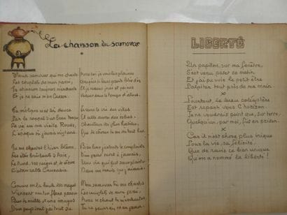 [MANUSCRIPT - FRESNES PRISON]. Autographs...
