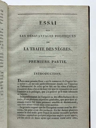 [ESCLAVAGE - ABOLITION]CLARKSON, Thomas....