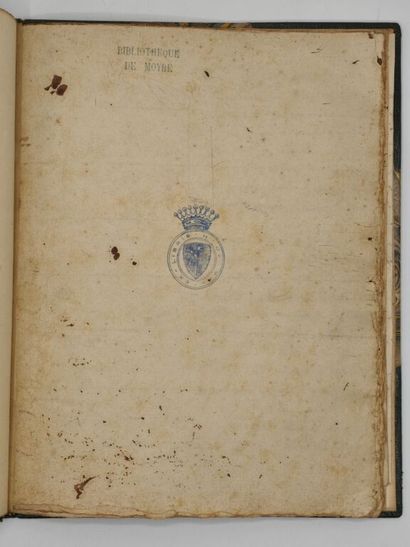 [MANUSCRIPT - NAPOLEON] GAUVILLE, Adolphe...