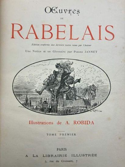 RABELAIS, François et ROBIDA, Albert. OEuvres....