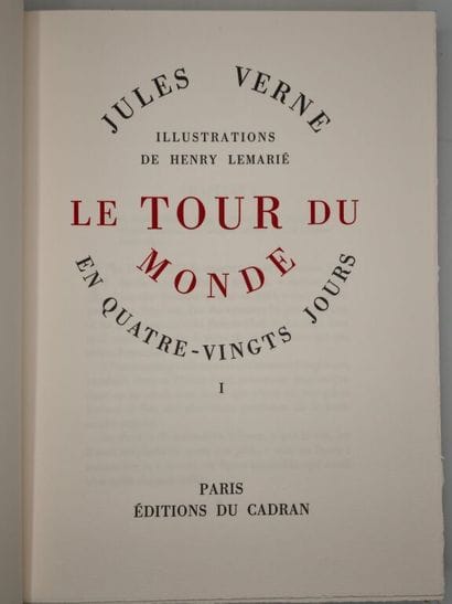 VERNE, Jules et LEMARIÉ, Henry. Le Tour du...