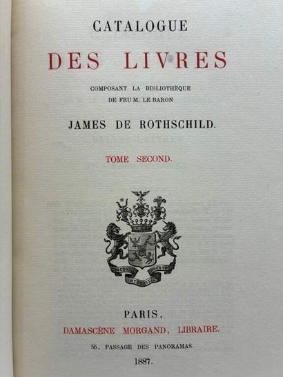 [BIBLIOPHILIE - ROTHSCHILD] PICOT, Émile....