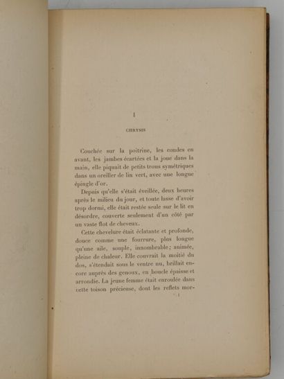 LOUŸS, Pierre. Aphrodite. Moeurs antiques.

A...