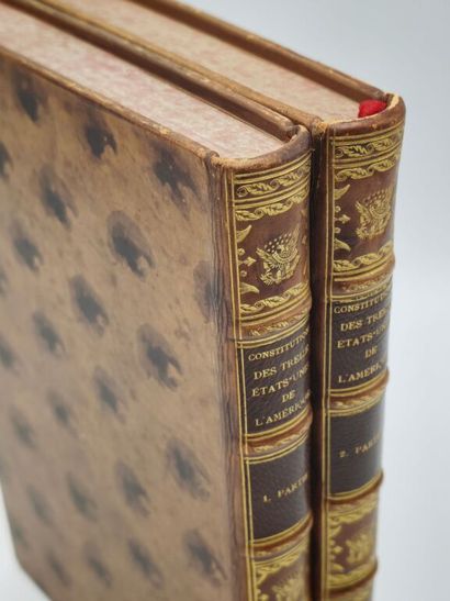 [ETATS-UNIS - FRANKLIN, Benjamin et LA ROCHEFOUCAULD,...