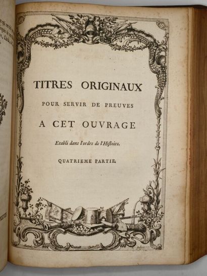 [HÉRALDIQUE - PICARDIE]. Extrait de la Généalogie...