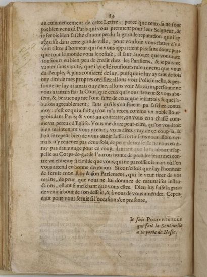 [FRONDE]. Recueil factice de 5 mazarinades.

Important...