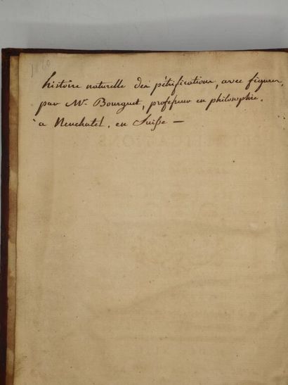 [BOURGET, Louis]. Traité des pétrifications.

Édition...