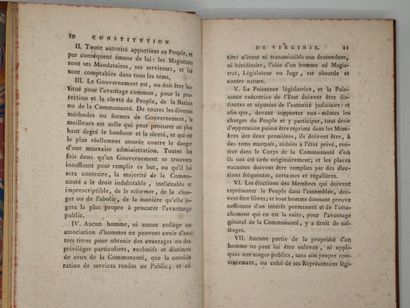[ETATS-UNIS - FRANKLIN, Benjamin et LA ROCHEFOUCAULD,...