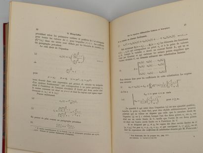 MITTAG-LEFFLER, Gösta. Sur la représentation...